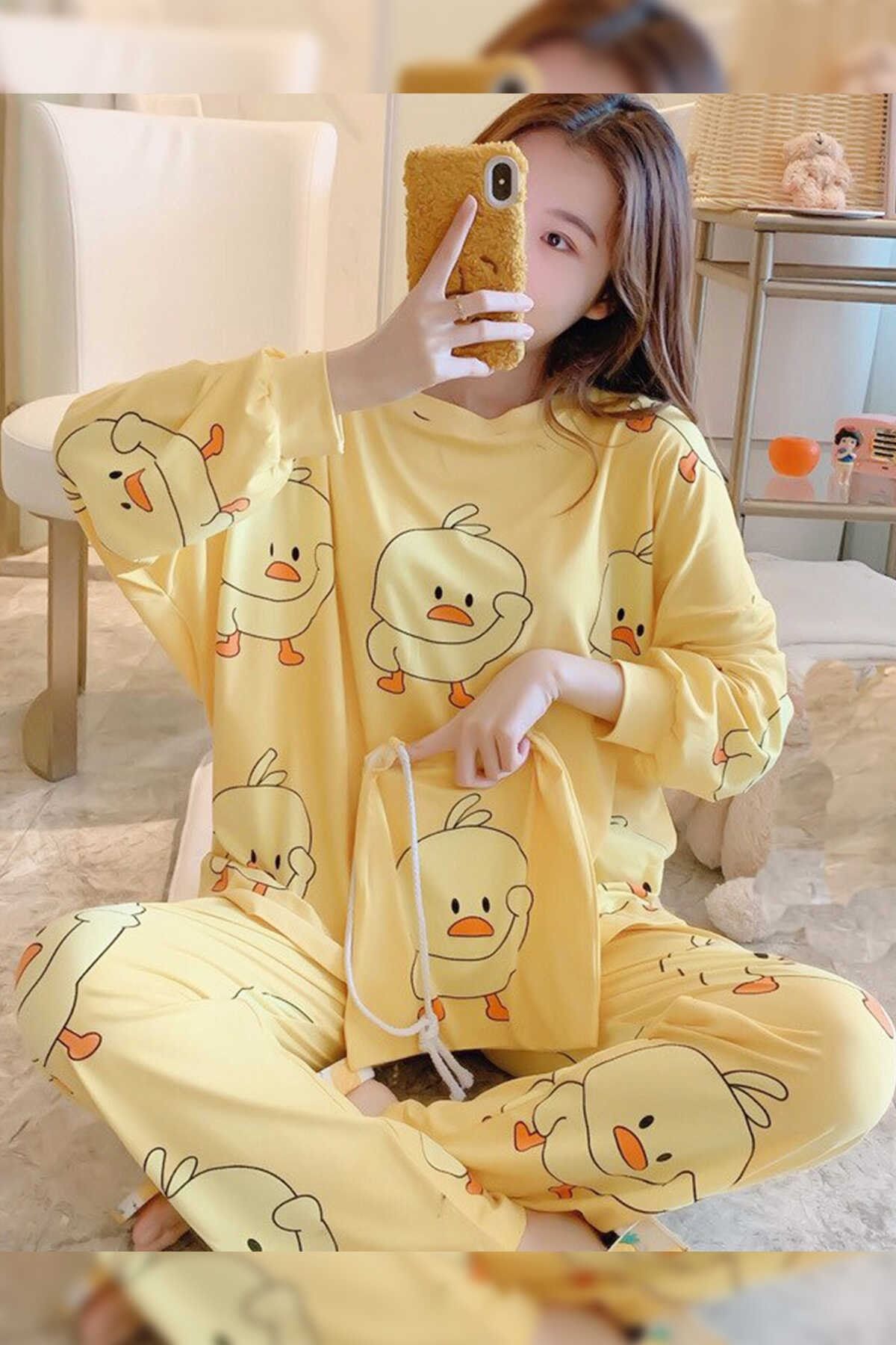 New Chick Süpersoft Pijama Takımı